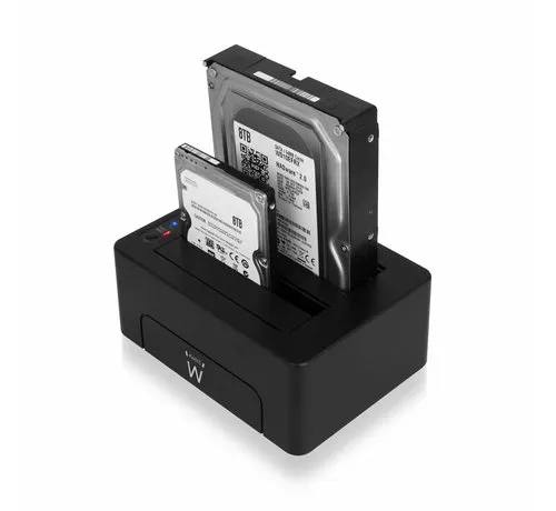 Ewent Dual Docking Station USB für 2.5 und 3.5 SATA HDD/SSD