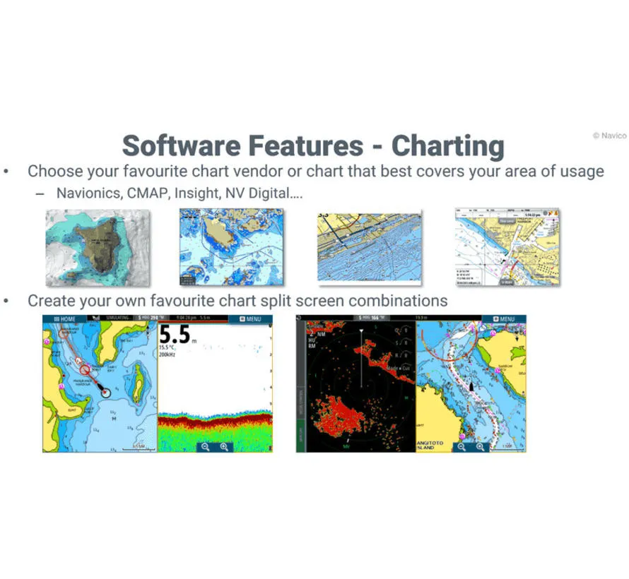 GO9 XSE 9" kaartplotter fishfinder met Med/High HDI transducer