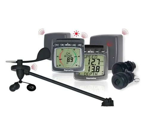 Raymarine T104 Geschwindigkeit, Tiefe und Wind pakket