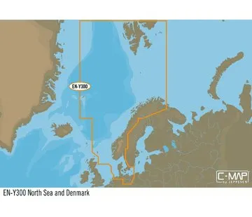 C-Map AND-Y300 Noordzee and Denemarken