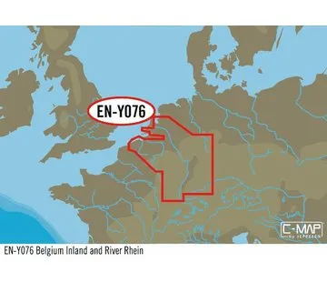 C-Map België binnenland and de Rijn