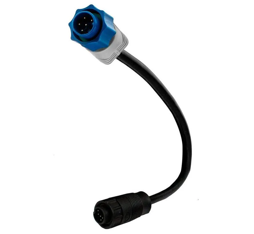 9-pins zwarte XDCR naar 7-pins blauwe adapter