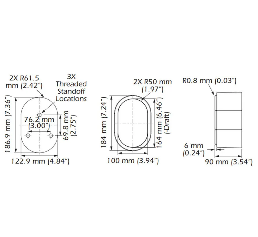 Xsonic Airmar CM275LH-W Tiefen-/Temperaturschwinger