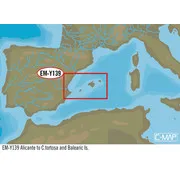  C-Map Alicante tot c.Tortosa and Balearische Eiland