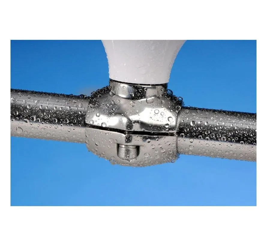 SCRA-01 / RA-01 RVS railbevestiging voor GPS- of VHF-antenne op 25 mm railing