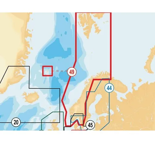 Navionics Noorwegen update MSD/NAVU49XG