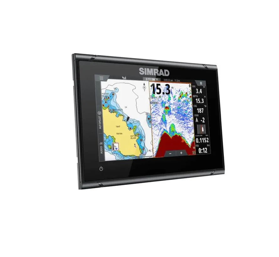 GO7 XSR 7-Zoll Kartenplotter und Echolot mit optionalem Geber