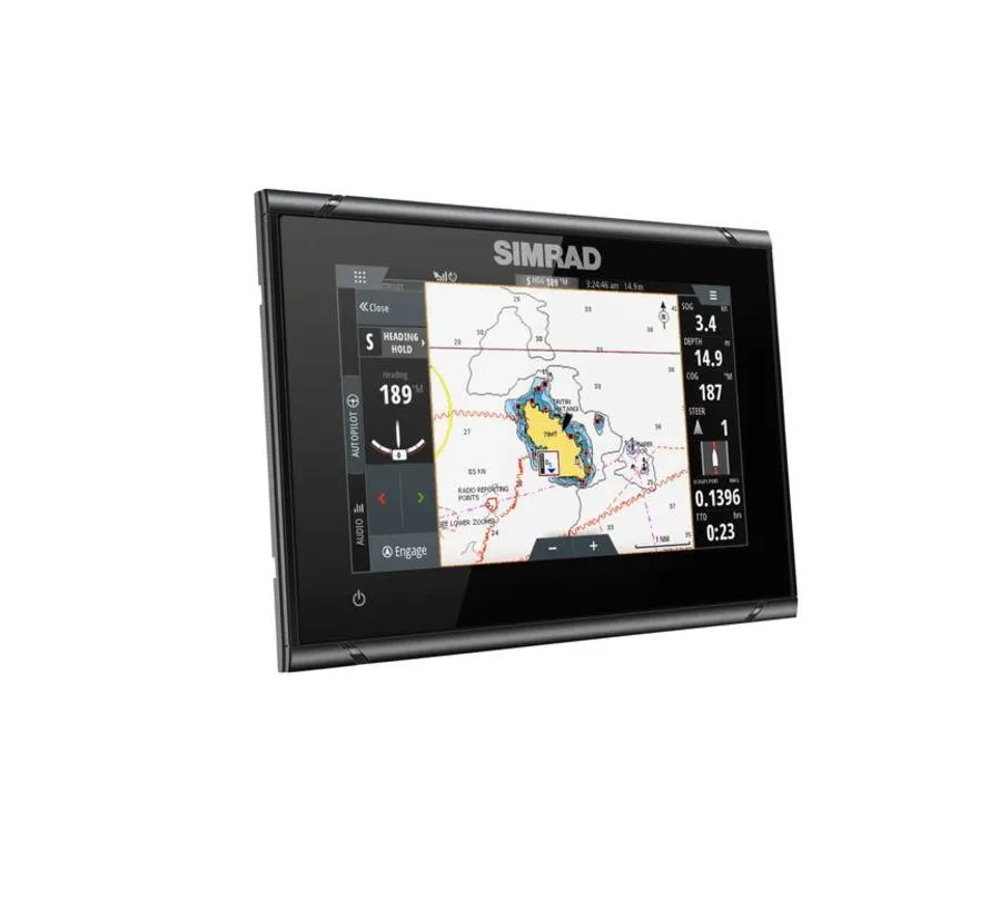 GO7 XSR 7-Zoll Kartenplotter und Echolot mit optionalem Geber