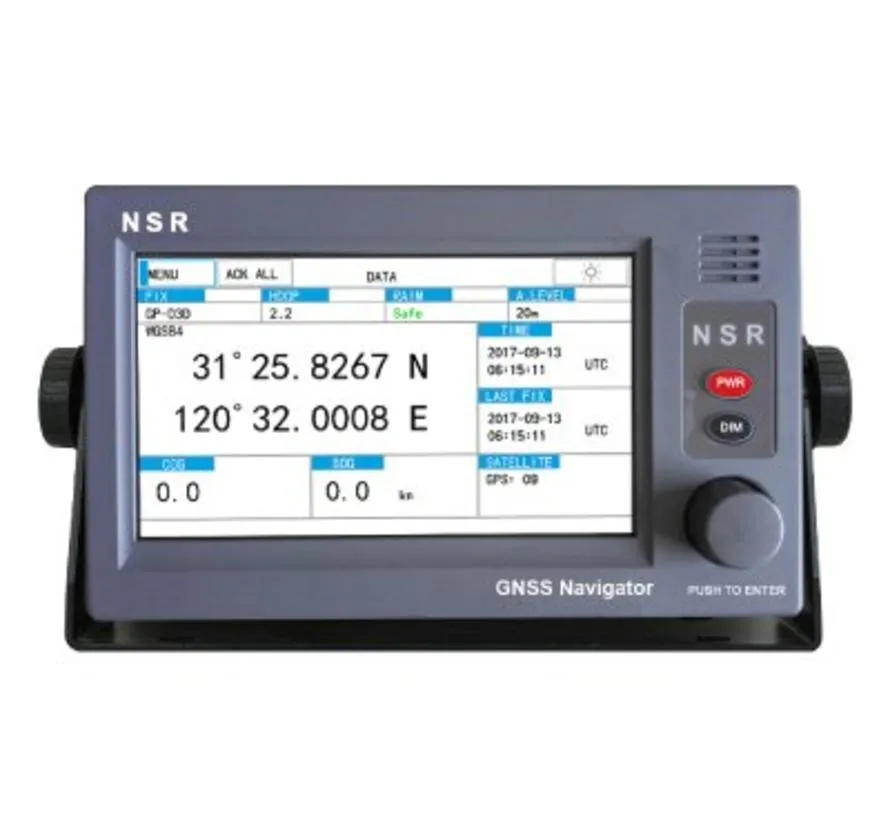 NGR-3000 GPS maritimer Navigator mit 7 Zoll Touchscreen und GPS-Positionssensor