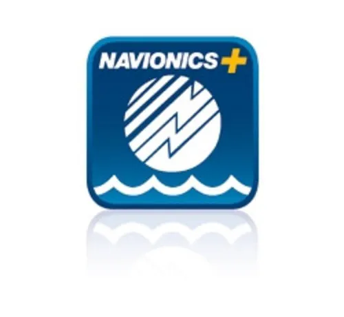 Navionics Plus blancokaart mit vrije keuze