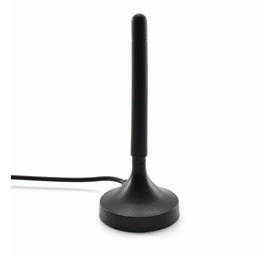 4G LTE Magnetische Magnetantenne (SMA Male) – 699–868 & 1850–2690 MHz – 1 dBi – 3 m Kabel