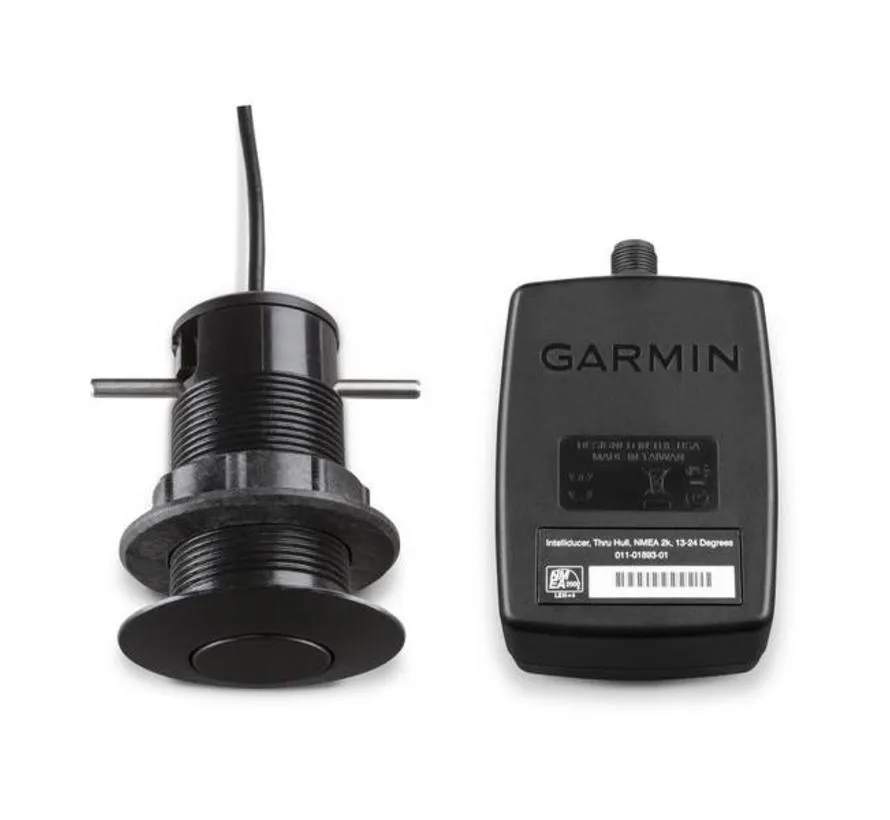 GDT 43 thru-hull depth and temperature transducer with NMEA 2000 adapter