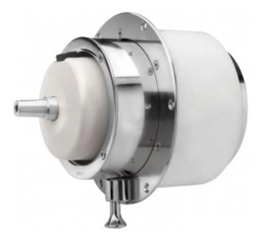 Stainless steel adapter flange for HTP pump with 74 mm depth