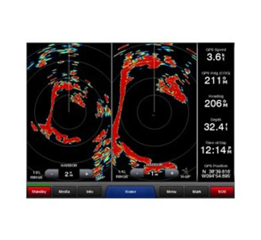 GMR 18 xHD3 18 Zoll 4 kW Marine-Radom-Radar