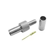 TS9-Stekker for RG174 cable, Crimp Version