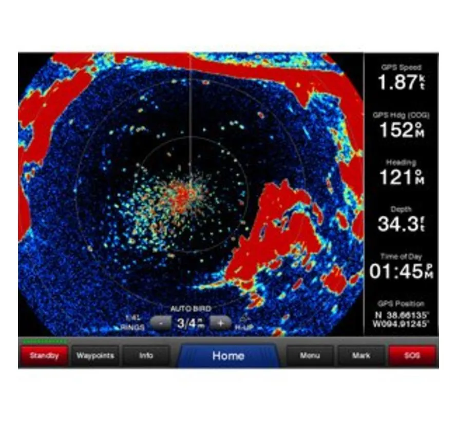 GMR™ 624 xHD2 open array radar mit Fuß