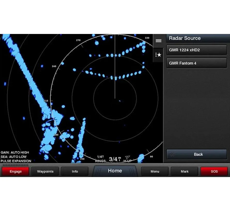 GMR™ 624 xHD2 open array radar mit Fuß
