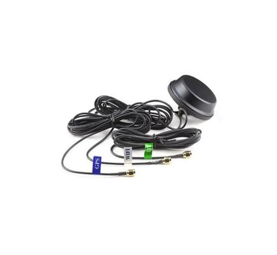 Vandalismebestendige puck combi-antenne voor 4G LTE, WiFi en GPS met SMA Male