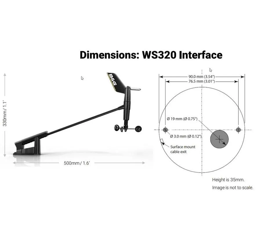 WS320 Drahtloser Windsensor mit Schnittstelle