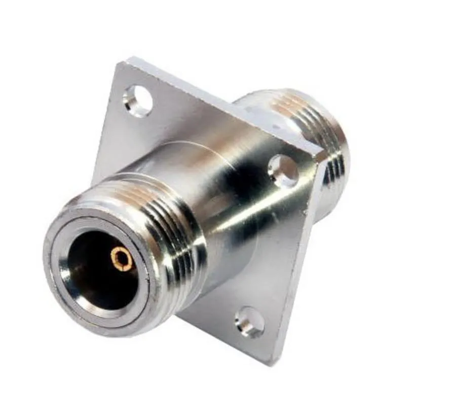 N-connector with flens Female-Female
