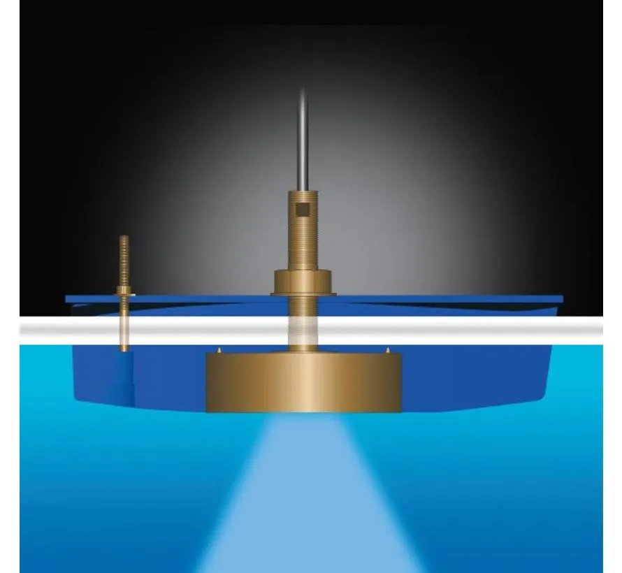 Airmar B260 transducer für diep water