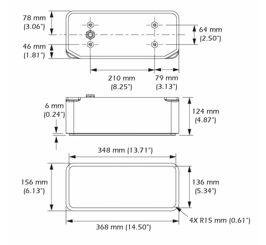 CM599LH barewire transducer voor diep water, 3Kw