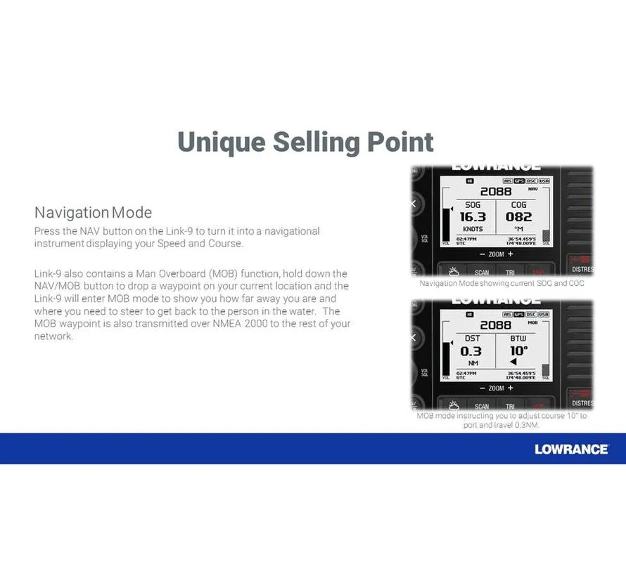 LINK-9 marine VHF radio with AIS