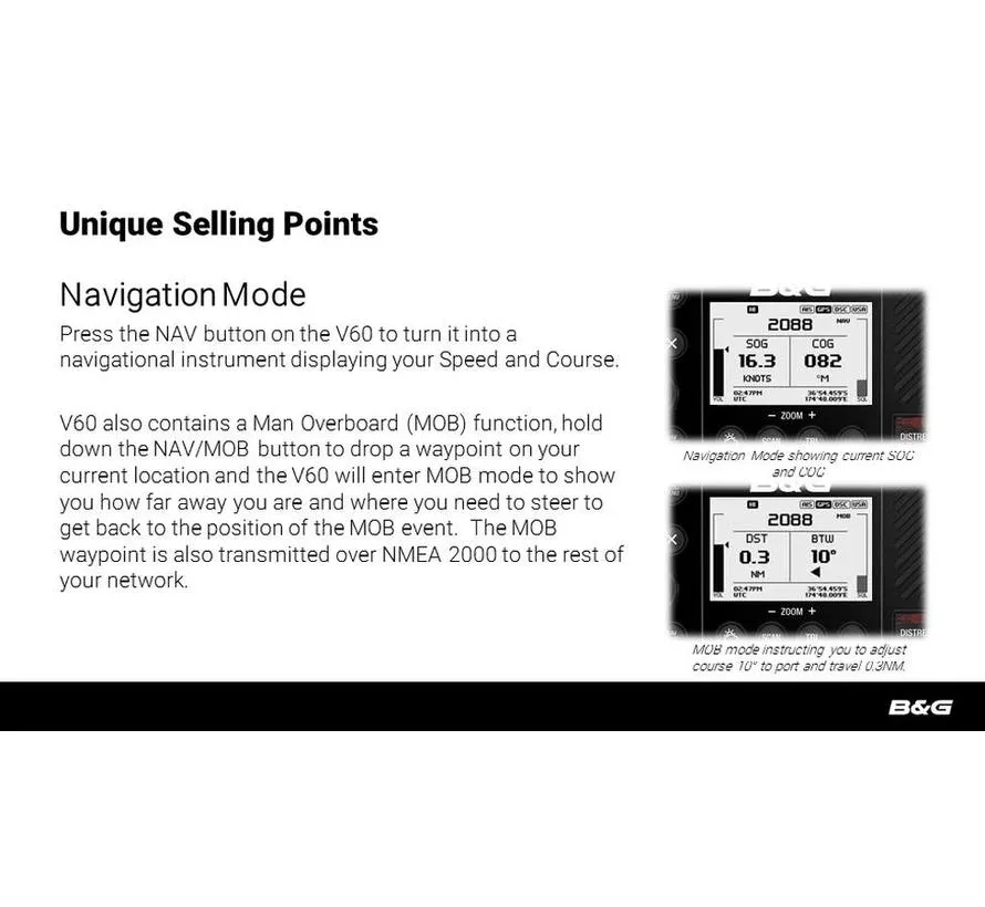 V60 marine VHF radio mit AIS und DSC