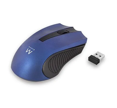 Ewent Kabellose Maus, blauw,1000 dpi