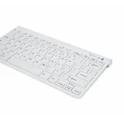 Gembird Bluetooth keyboard, US layout, wit