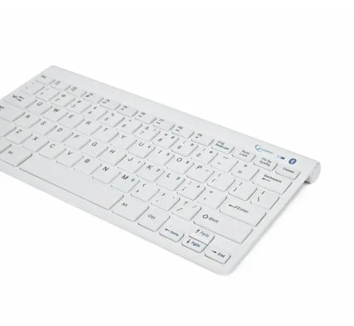 Gembird Bluetooth Tastatur, US layout, wit