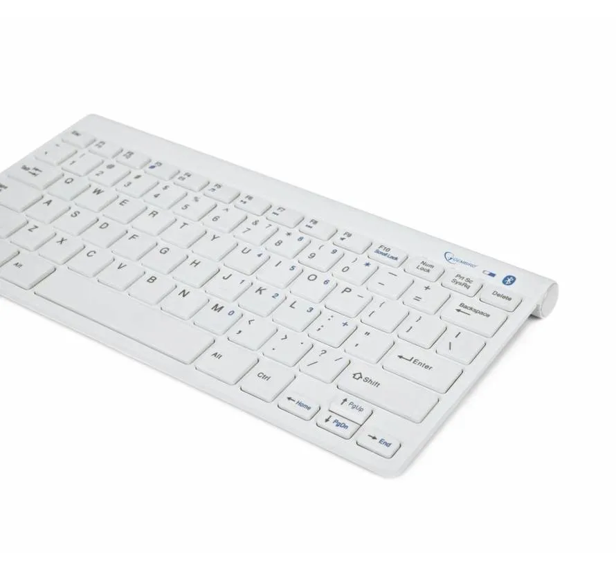 Bluetooth Tastatur, US layout, wit