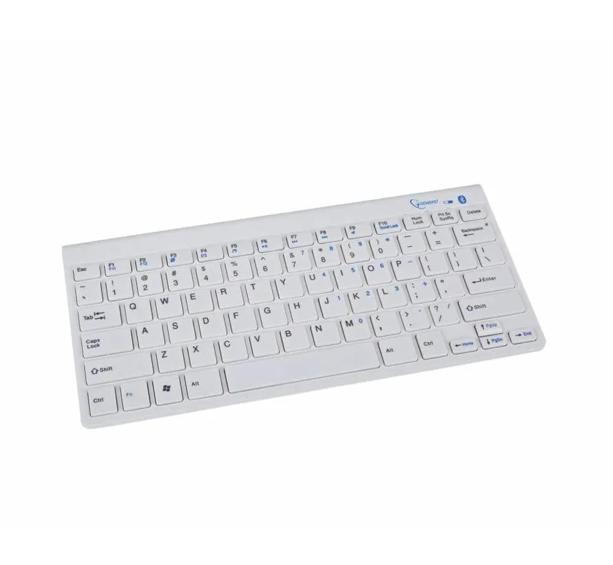 Bluetooth Tastatur, US layout, wit