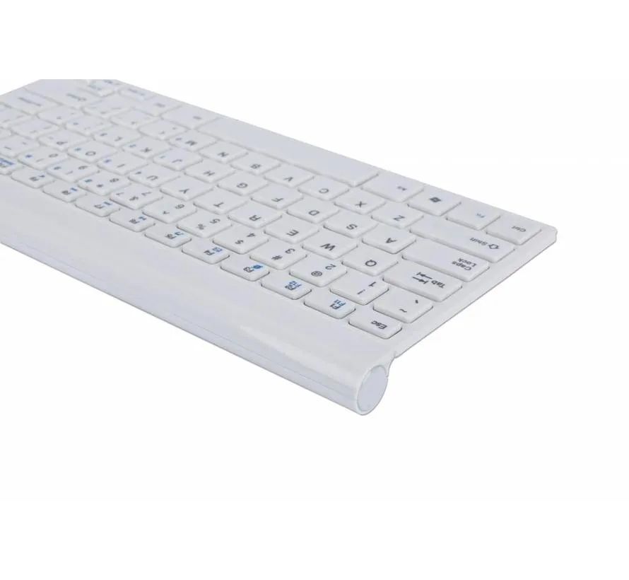 Bluetooth keyboard, US layout, wit