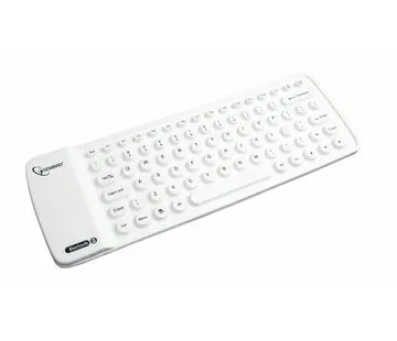 Gembird Flexibel Bluetooth keyboard, wit