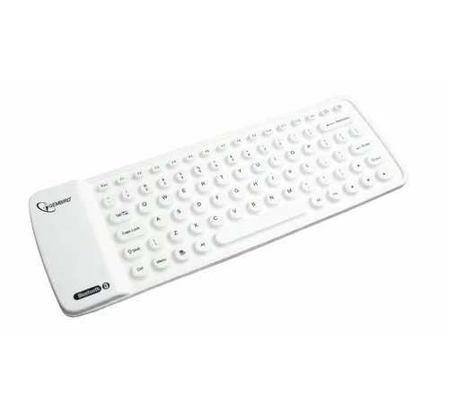 Gembird Flexibel Bluetooth Tastatur, wit
