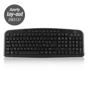 Ewent multimedia Tastatur USB, Azerty