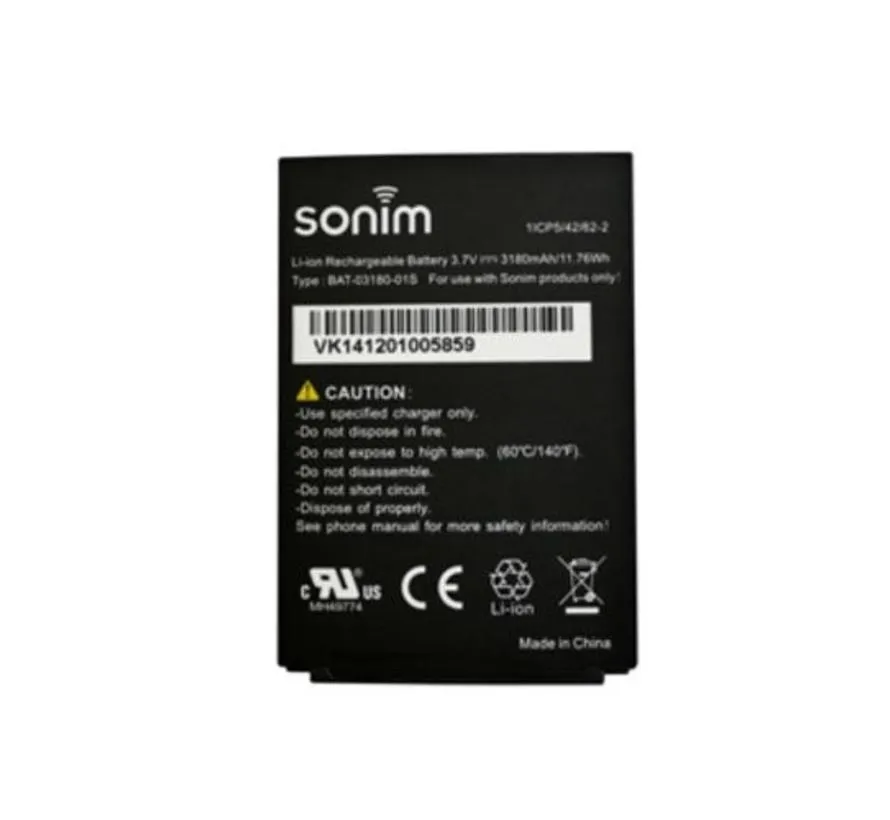 3180 mAh Li-ion batterij für XP5s