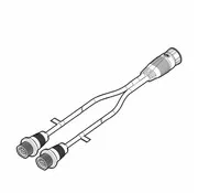 Humminbird Transducer Verdeel Cable 14 M SIDB Y
