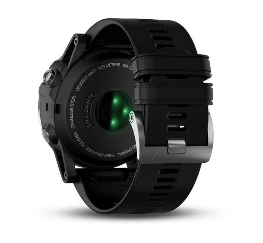 Descent Mk1 zilver-saffier with zwarte band