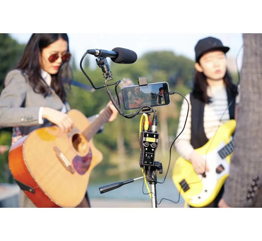 SmartRig+ DI 2 kanaals Mic und Gitaar Interface für iOS apparaat
