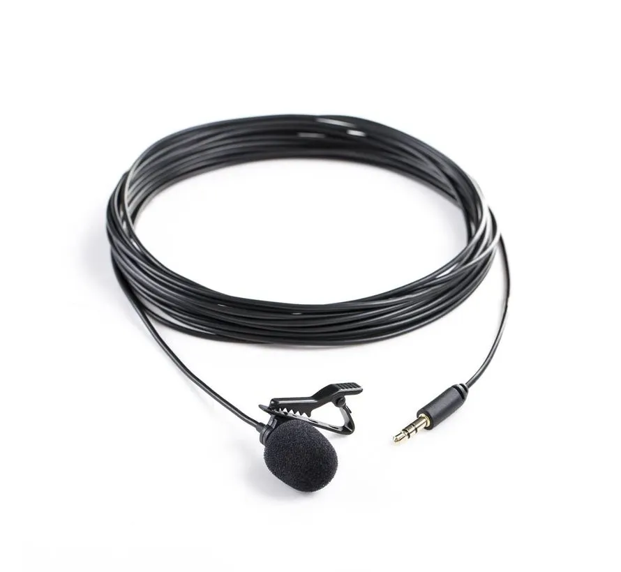 SR-XMS2 stereo daspeld microphone, 6m cable, 3.5mm TRS connector