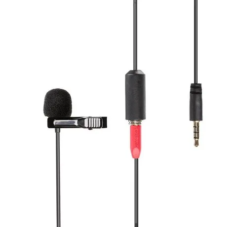 Saramonic SR-LMX1+ dasspeld Mikrofon mit 3.5mm TRRS connector und 4m extension Kabel