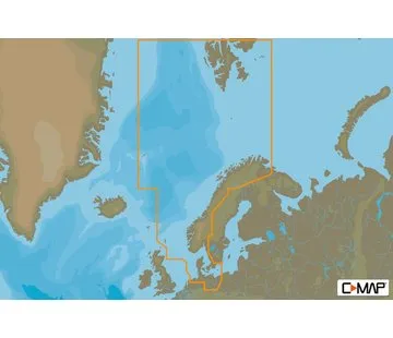 C-Map Noordzee and Denemarken - 4D