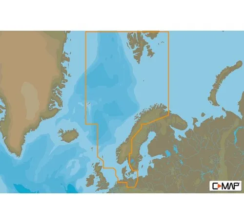 C-Map Noordzee und Denemarken - 4D