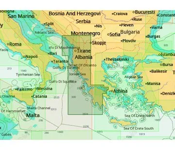  C-Map Griekenland West kust, Albanië - 4D