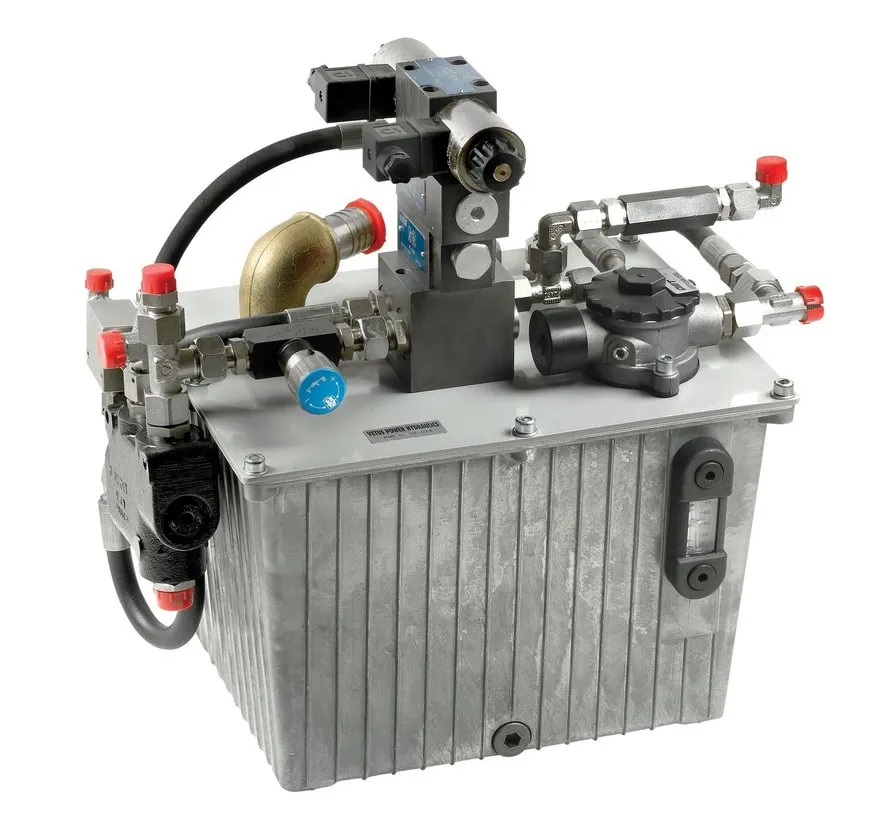 Complete hydraulic tank for power steering