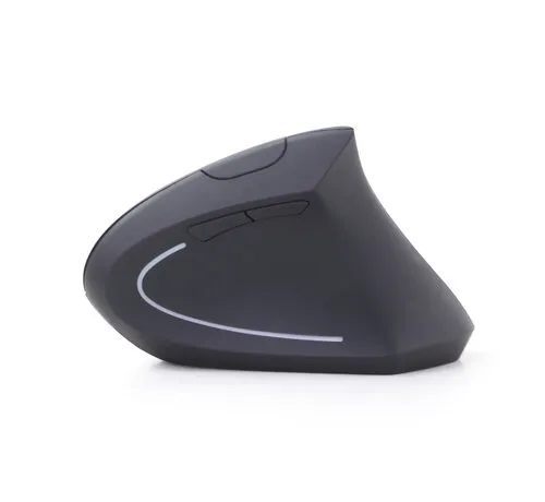 Gembird ergonomic wireless vertical mouse 6 buttons 800–1600 DPI black
