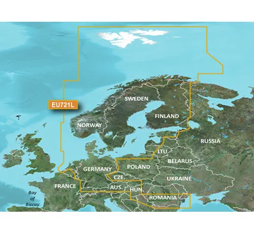 Garmin VEU721L BlueChart  g3 Vision Nord-Europa