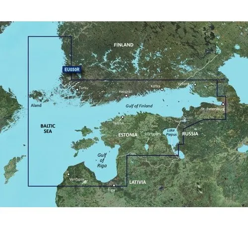 Garmin Golf von Finland und Riga BlueChart g3 kaart
